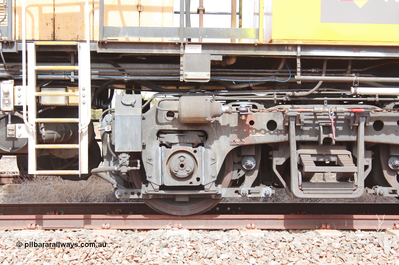 160409 IMG 7028
Parkeston, Aurizon rail grinder MMY type MMY 034, built in the USA by Loram as RG331 ~2004, imported into Australia by Queensland Rail, now Aurizon, in April 2009, detail picture. Peter Donaghy image.
Keywords: Peter-D-Image;MMY-type;MMY034;Loram-USA;RG331;rail-grinder;detail-image;