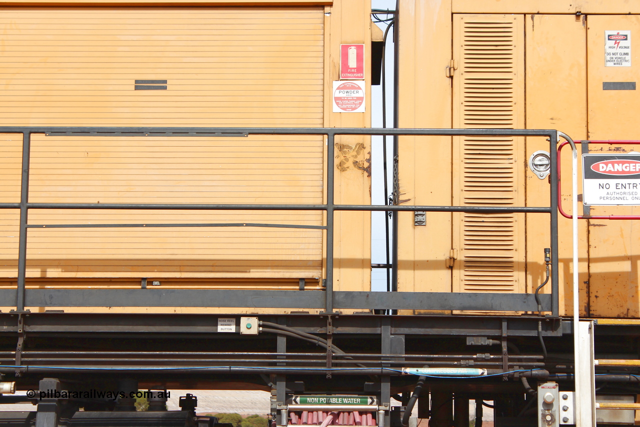 160409 IMG 7032
Parkeston, Aurizon rail grinder MMY type MMY 034, built in the USA by Loram as RG331 ~2004, imported into Australia by Queensland Rail, now Aurizon, in April 2009, detail picture. Peter Donaghy image.
Keywords: Peter-D-Image;MMY-type;MMY034;Loram-USA;RG331;rail-grinder;detail-image;