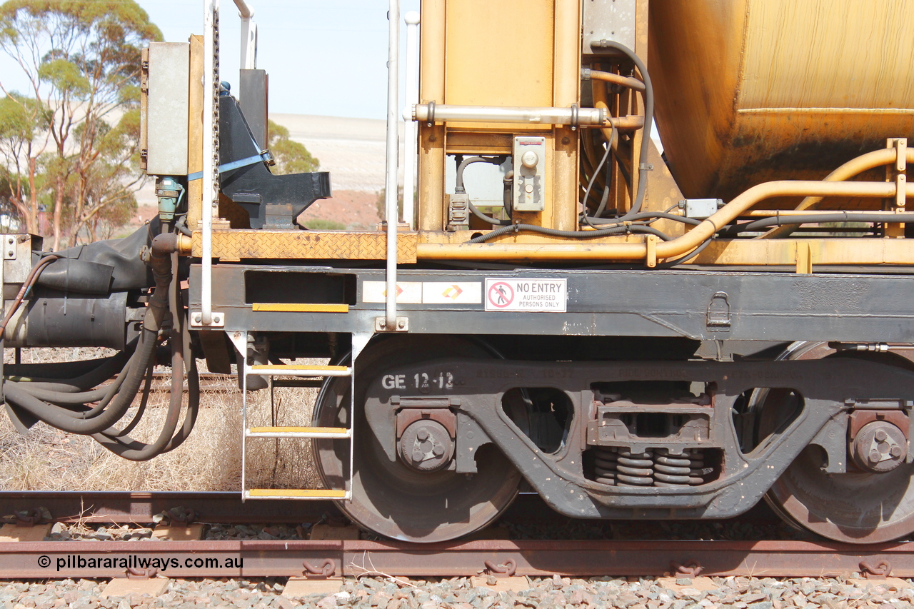 160409 IMG 7081
Parkeston, Aurizon rail grinder MMY type MMY 034, built in the USA by Loram as RG331 ~2004, imported into Australia by Queensland Rail, now Aurizon, in April 2009, detail picture. Peter Donaghy image.
Keywords: Peter-D-Image;MMY-type;MMY034;Loram-USA;RG331;rail-grinder;detail-image;