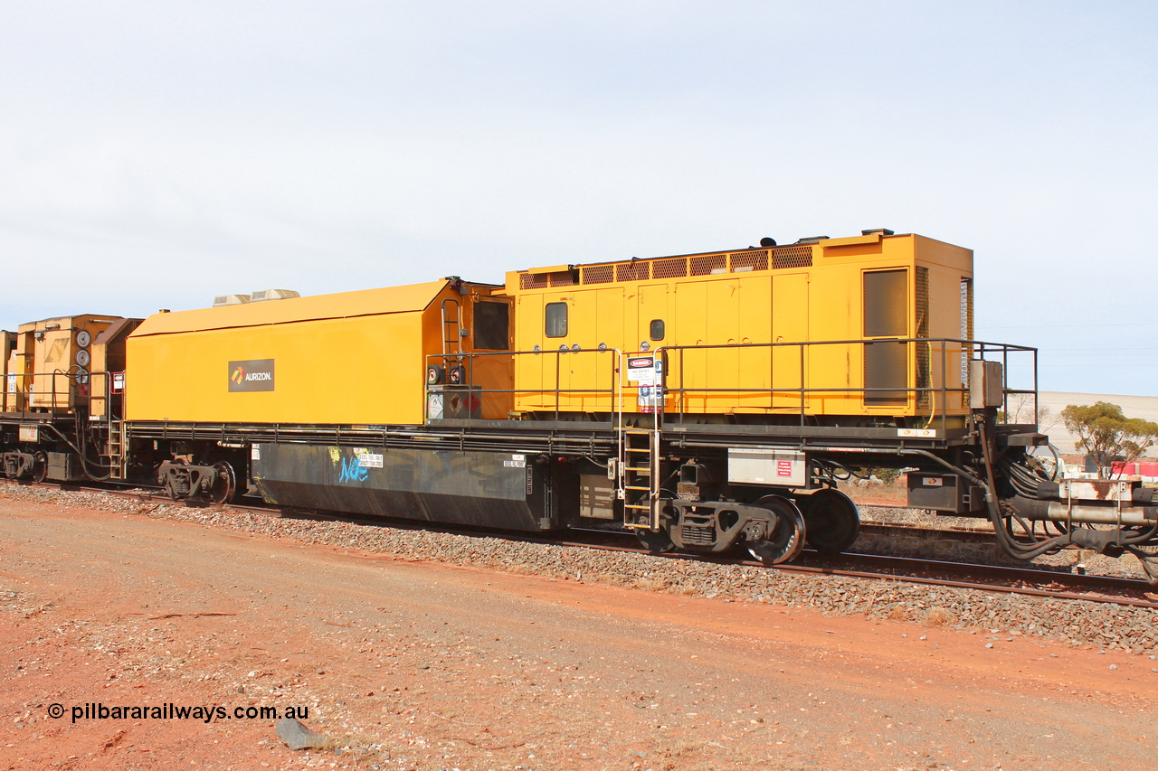 160409 IMG 7100
Parkeston, Aurizon rail grinder MMY type MMY 034, built in the USA by Loram as RG331 ~2004, imported into Australia by Queensland Rail, now Aurizon, in April 2009, detail picture. Peter Donaghy image.
Keywords: Peter-D-Image;MMY-type;MMY034;Loram-USA;RG331;rail-grinder;detail-image;