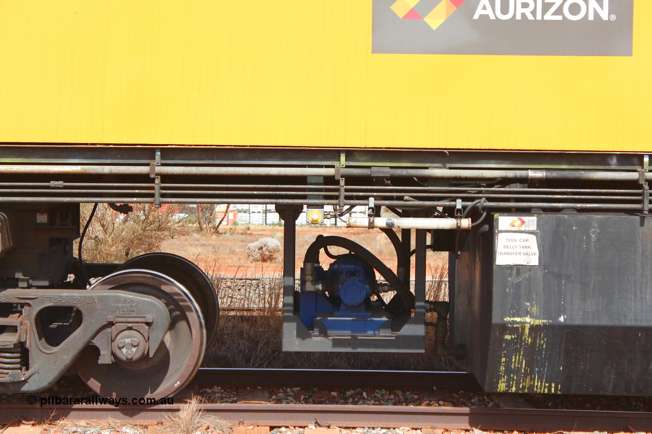 160409 IMG 7114
Parkeston, Aurizon rail grinder MMY type MMY 034, built in the USA by Loram as RG331 ~2004, imported into Australia by Queensland Rail, now Aurizon, in April 2009, detail picture. Peter Donaghy image.
Keywords: Peter-D-Image;MMY-type;MMY034;Loram-USA;RG331;rail-grinder;detail-image;