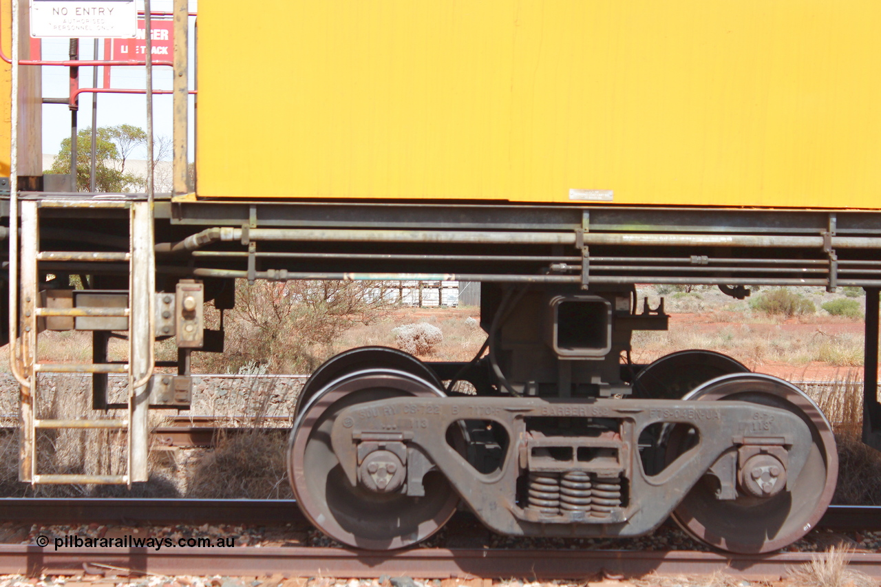 160409 IMG 7116
Parkeston, Aurizon rail grinder MMY type MMY 034, built in the USA by Loram as RG331 ~2004, imported into Australia by Queensland Rail, now Aurizon, in April 2009, detail picture. Peter Donaghy image.
Keywords: Peter-D-Image;MMY-type;MMY034;Loram-USA;RG331;rail-grinder;detail-image;