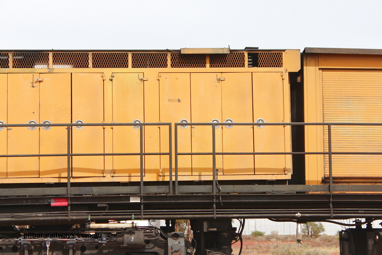 160409 IMG 7232
Parkeston, Aurizon rail grinder MMY type MMY 034, built in the USA by Loram as RG331 ~2004, imported into Australia by Queensland Rail, now Aurizon, in April 2009, detail picture. Peter Donaghy image.
Keywords: Peter-D-Image;MMY-type;MMY034;Loram-USA;RG331;rail-grinder;detail-image;