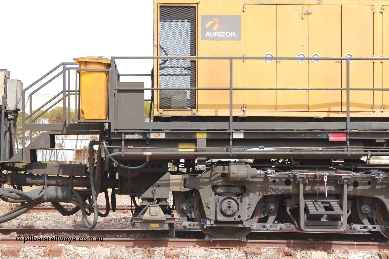 160409 IMG 7233
Parkeston, Aurizon rail grinder MMY type MMY 034, built in the USA by Loram as RG331 ~2004, imported into Australia by Queensland Rail, now Aurizon, in April 2009, detail picture. Peter Donaghy image.
Keywords: Peter-D-Image;MMY-type;MMY034;Loram-USA;RG331;rail-grinder;detail-image;