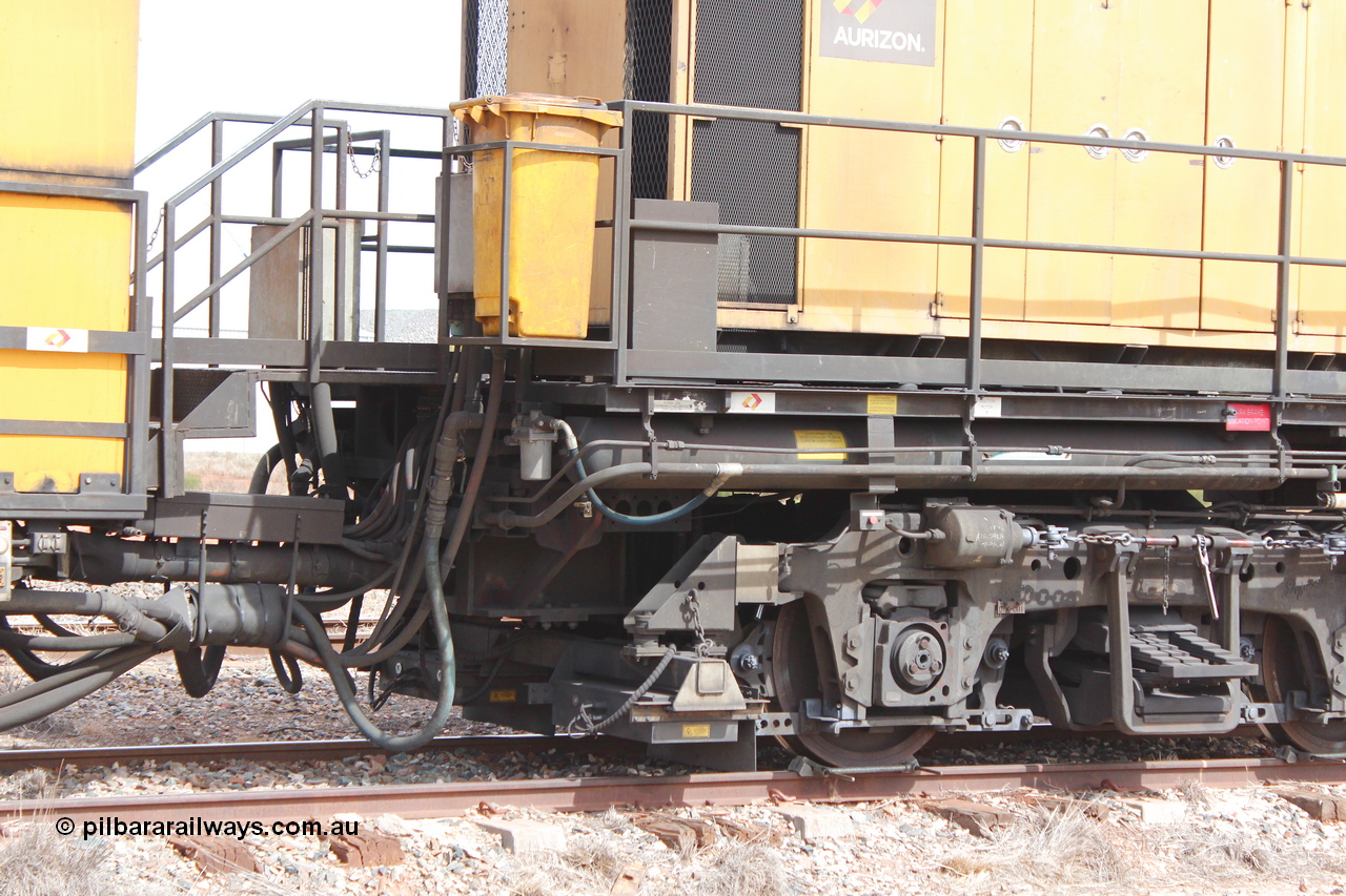 160409 IMG 7236
Parkeston, Aurizon rail grinder MMY type MMY 034, built in the USA by Loram as RG331 ~2004, imported into Australia by Queensland Rail, now Aurizon, in April 2009, detail picture. Peter Donaghy image.
Keywords: Peter-D-Image;MMY-type;MMY034;Loram-USA;RG331;rail-grinder;detail-image;