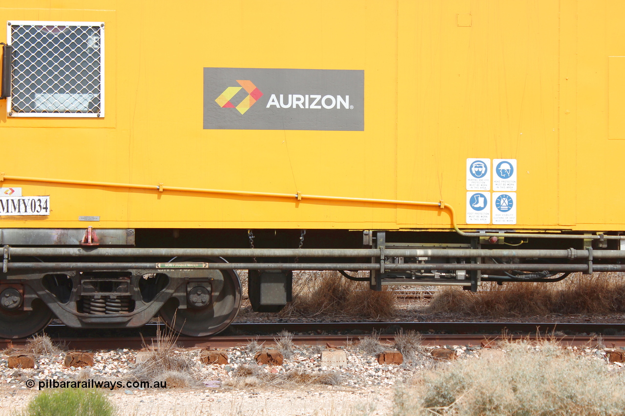 160409 IMG 7244
Parkeston, Aurizon rail grinder MMY type MMY 034, built in the USA by Loram as RG331 ~2004, imported into Australia by Queensland Rail, now Aurizon, in April 2009, detail picture. Peter Donaghy image.
Keywords: Peter-D-Image;MMY-type;MMY034;Loram-USA;RG331;rail-grinder;detail-image;