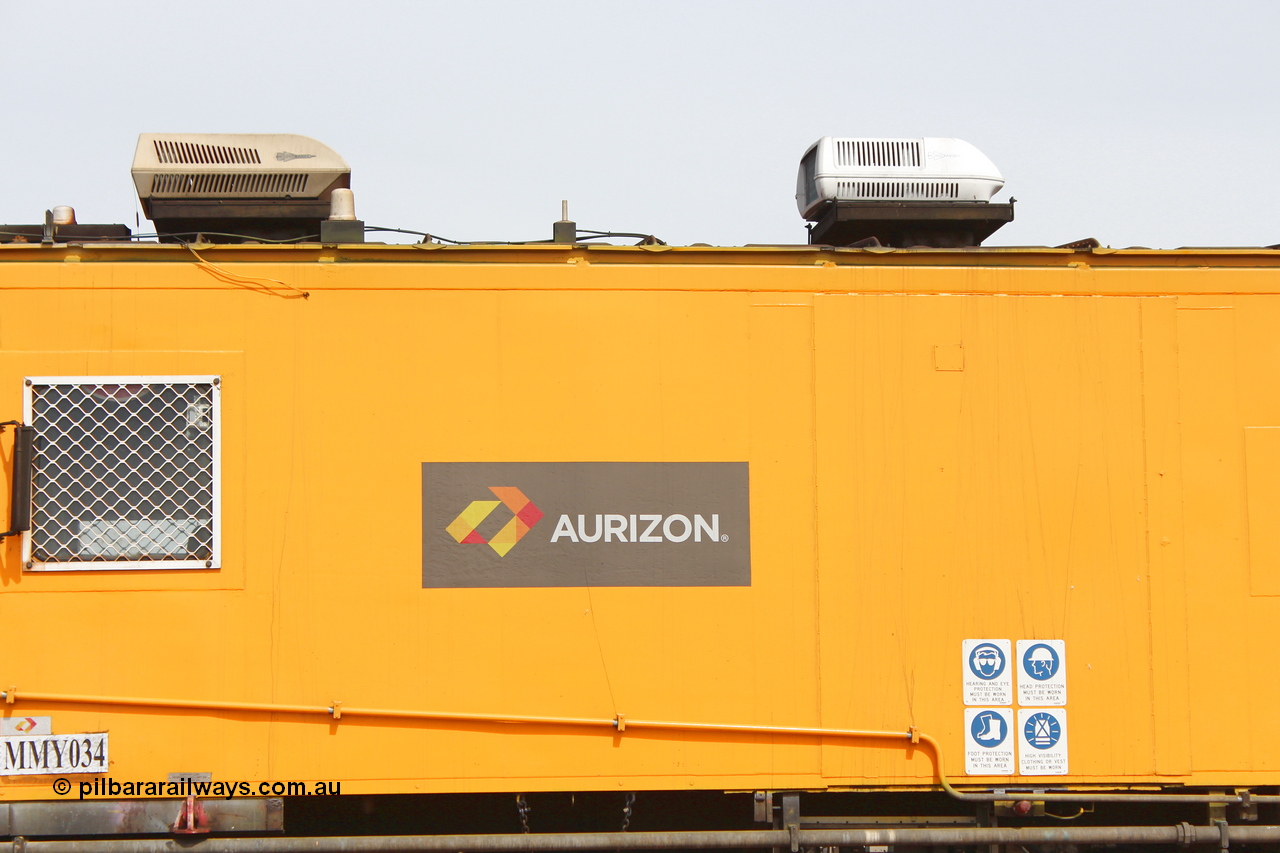 160409 IMG 7245
Parkeston, Aurizon rail grinder MMY type MMY 034, built in the USA by Loram as RG331 ~2004, imported into Australia by Queensland Rail, now Aurizon, in April 2009, detail picture. Peter Donaghy image.
Keywords: Peter-D-Image;MMY-type;MMY034;Loram-USA;RG331;rail-grinder;detail-image;