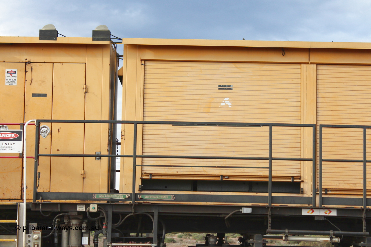 160412 IMG 7338
Parkeston, Aurizon rail grinder MMY type MMY 034, built in the USA by Loram as RG331 ~2004, imported into Australia by Queensland Rail, now Aurizon, in April 2009, detail picture. Peter Donaghy image.
Keywords: Peter-D-Image;MMY-type;MMY034;Loram-USA;RG331;rail-grinder;detail-image;