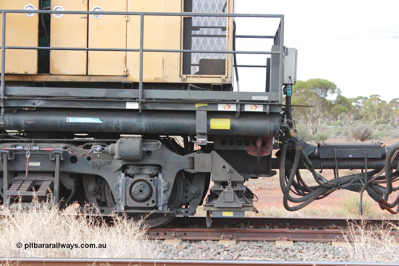 160412 IMG 7343
Parkeston, Aurizon rail grinder MMY type MMY 034, built in the USA by Loram as RG331 ~2004, imported into Australia by Queensland Rail, now Aurizon, in April 2009, detail picture. Peter Donaghy image.
Keywords: Peter-D-Image;MMY-type;MMY034;Loram-USA;RG331;rail-grinder;detail-image;