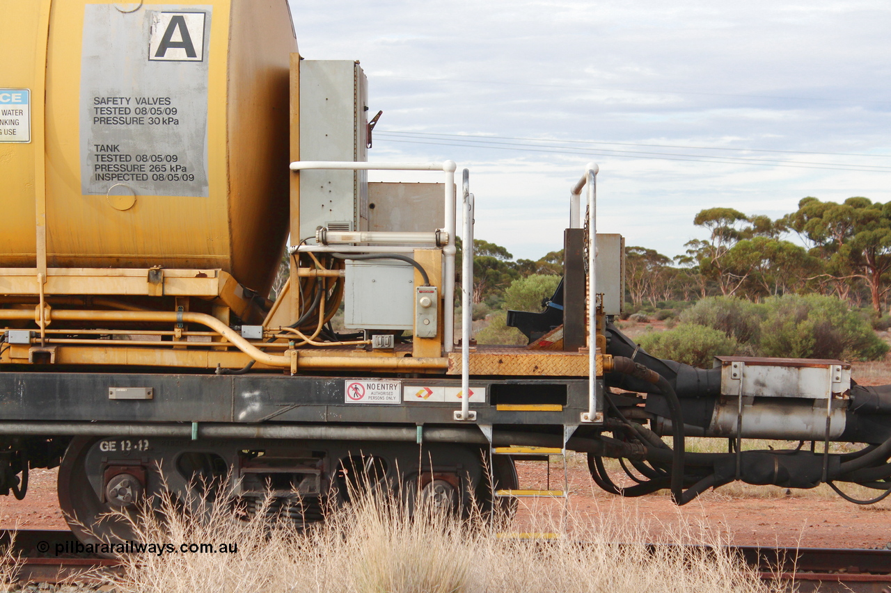 160412 IMG 7363
Parkeston, Aurizon rail grinder MMY type MMY 034, built in the USA by Loram as RG331 ~2004, imported into Australia by Queensland Rail, now Aurizon, in April 2009, detail picture. Peter Donaghy image.
Keywords: Peter-D-Image;MMY-type;MMY034;Loram-USA;RG331;rail-grinder;detail-image;