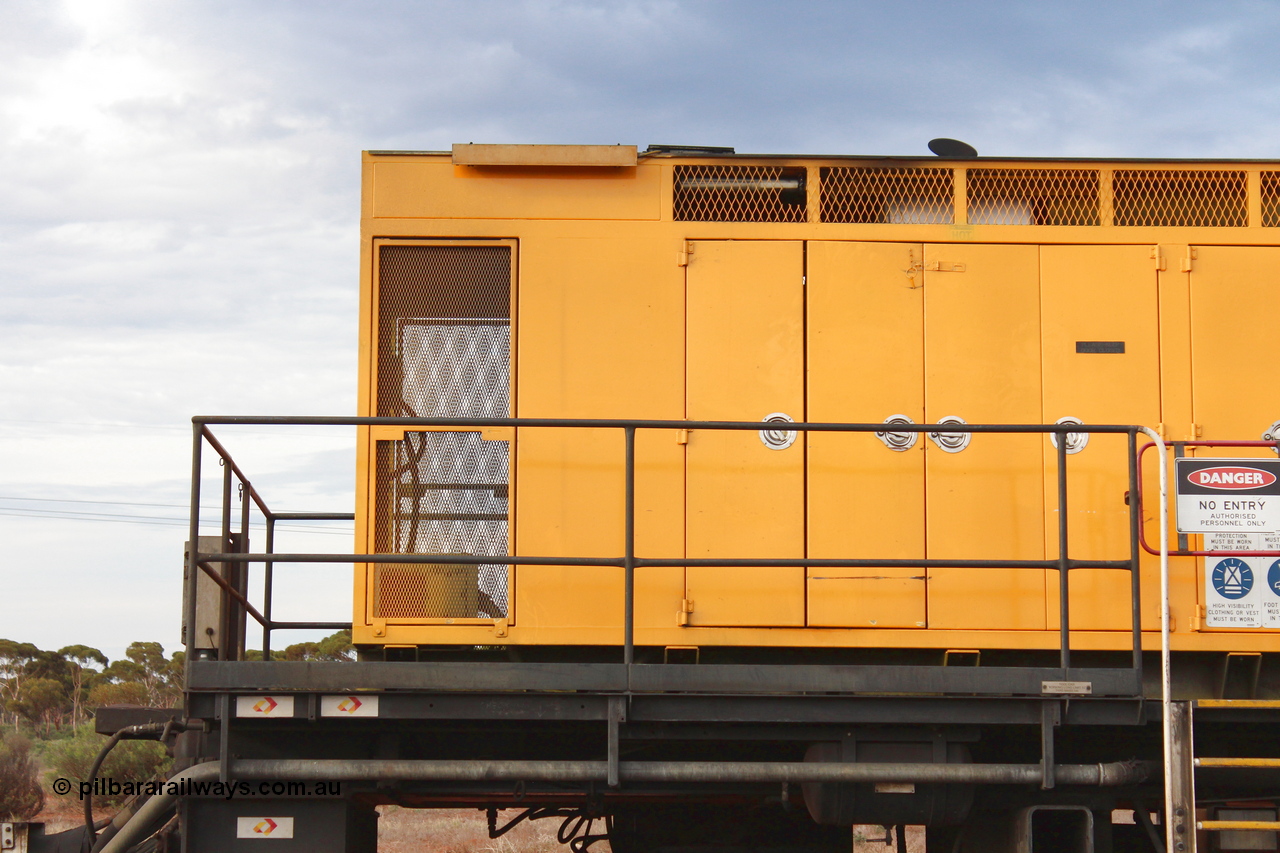 160412 IMG 7374
Parkeston, Aurizon rail grinder MMY type MMY 034, built in the USA by Loram as RG331 ~2004, imported into Australia by Queensland Rail, now Aurizon, in April 2009, detail picture. Peter Donaghy image.
Keywords: Peter-D-Image;MMY-type;MMY034;Loram-USA;RG331;rail-grinder;detail-image;