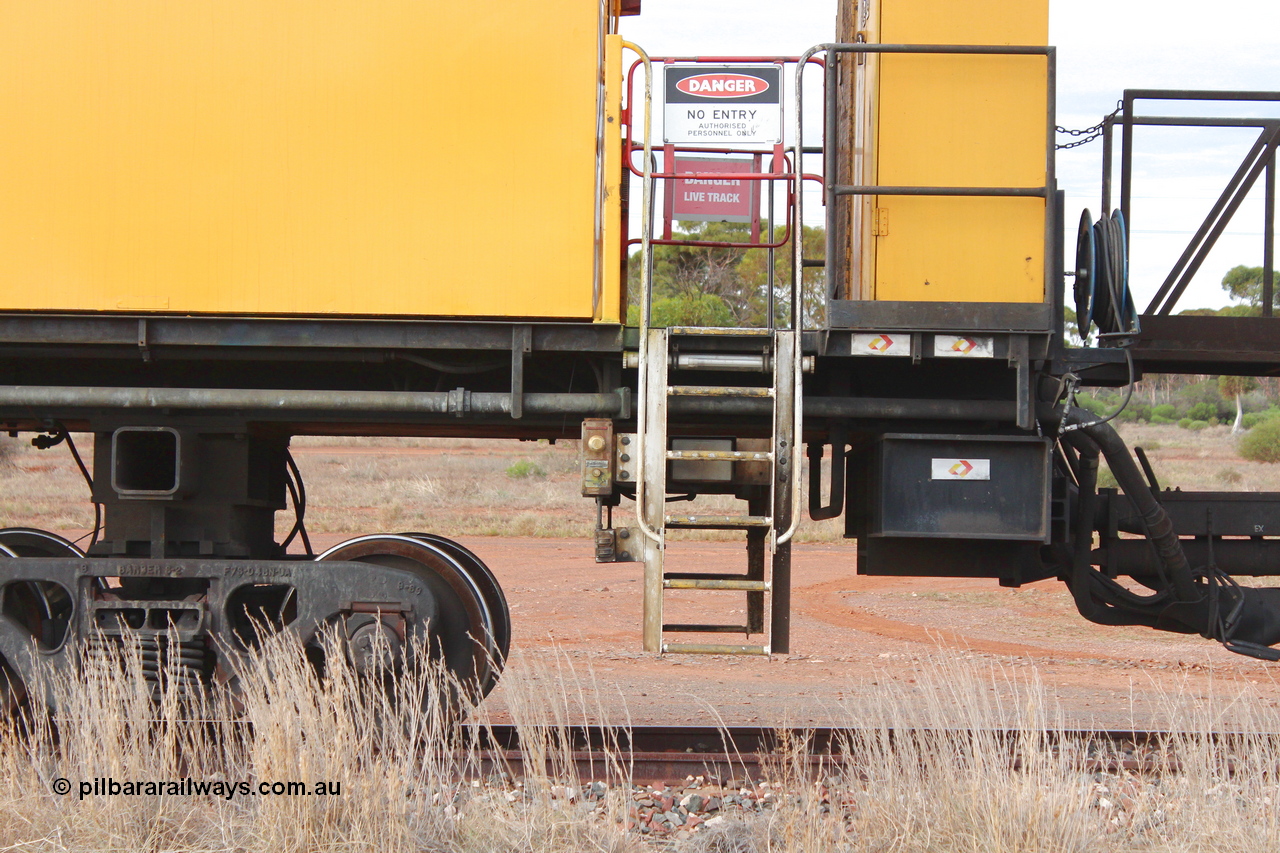 160412 IMG 7383
Parkeston, Aurizon rail grinder MMY type MMY 034, built in the USA by Loram as RG331 ~2004, imported into Australia by Queensland Rail, now Aurizon, in April 2009, detail picture. Peter Donaghy image.
Keywords: Peter-D-Image;MMY-type;MMY034;Loram-USA;RG331;rail-grinder;detail-image;