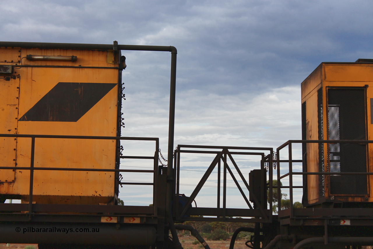 160412 IMG 7440
Parkeston, Aurizon rail grinder MMY type MMY 034, built in the USA by Loram as RG331 ~2004, imported into Australia by Queensland Rail, now Aurizon, in April 2009, detail picture. Peter Donaghy image.
Keywords: Peter-D-Image;MMY-type;MMY034;Loram-USA;RG331;rail-grinder;detail-image;