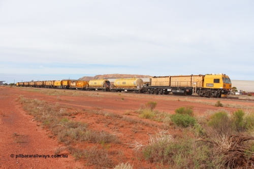 160409 IMG 7011
Parkeston, Aurizon rail grinder MMY type MMY 034, built in the USA by Loram as RG331 ~2004, imported into Australia by Queensland Rail, now Aurizon, in April 2009, detail picture. Peter Donaghy image.
Keywords: Peter-D-Image;MMY-type;MMY034;Loram-USA;RG331;rail-grinder;detail-image;