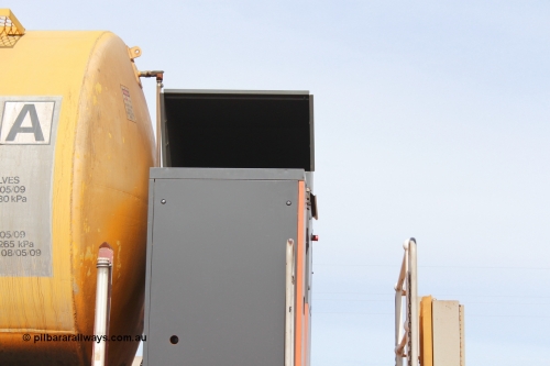 160409 IMG 7071
Parkeston, Aurizon rail grinder MMY type MMY 034, built in the USA by Loram as RG331 ~2004, imported into Australia by Queensland Rail, now Aurizon, in April 2009, detail picture. Peter Donaghy image.
Keywords: Peter-D-Image;MMY-type;MMY034;Loram-USA;RG331;rail-grinder;detail-image;