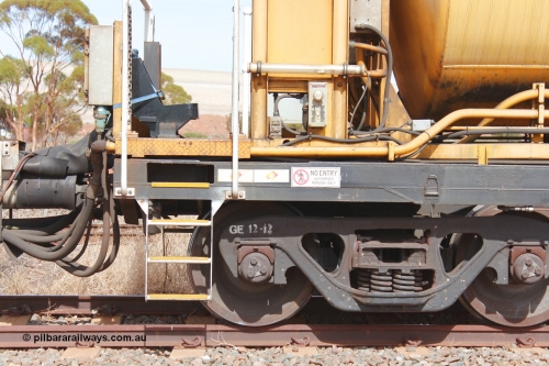 160409 IMG 7081
Parkeston, Aurizon rail grinder MMY type MMY 034, built in the USA by Loram as RG331 ~2004, imported into Australia by Queensland Rail, now Aurizon, in April 2009, detail picture. Peter Donaghy image.
Keywords: Peter-D-Image;MMY-type;MMY034;Loram-USA;RG331;rail-grinder;detail-image;