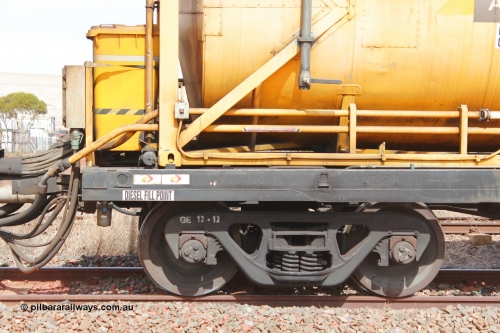 160409 IMG 7096
Parkeston, Aurizon rail grinder MMY type MMY 034, built in the USA by Loram as RG331 ~2004, imported into Australia by Queensland Rail, now Aurizon, in April 2009, detail picture. Peter Donaghy image.
Keywords: Peter-D-Image;MMY-type;MMY034;Loram-USA;RG331;rail-grinder;detail-image;