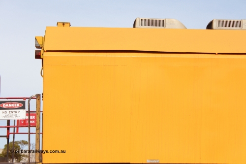 160409 IMG 7117
Parkeston, Aurizon rail grinder MMY type MMY 034, built in the USA by Loram as RG331 ~2004, imported into Australia by Queensland Rail, now Aurizon, in April 2009, detail picture. Peter Donaghy image.
Keywords: Peter-D-Image;MMY-type;MMY034;Loram-USA;RG331;rail-grinder;detail-image;