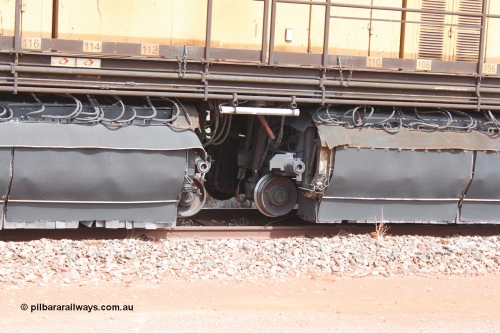 160409 IMG 7172
Parkeston, Aurizon rail grinder MMY type MMY 034, built in the USA by Loram as RG331 ~2004, imported into Australia by Queensland Rail, now Aurizon, in April 2009, detail picture. Peter Donaghy image.
Keywords: Peter-D-Image;MMY-type;MMY034;Loram-USA;RG331;rail-grinder;detail-image;