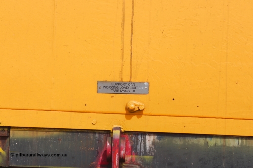 160409 IMG 7260
Parkeston, Aurizon rail grinder MMY type MMY 034, built in the USA by Loram as RG331 ~2004, imported into Australia by Queensland Rail, now Aurizon, in April 2009, detail picture. Peter Donaghy image.
Keywords: Peter-D-Image;MMY-type;MMY034;Loram-USA;RG331;rail-grinder;detail-image;