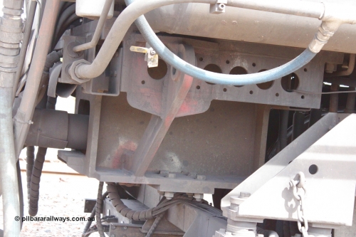 160409 IMG 7261
Parkeston, Aurizon rail grinder MMY type MMY 034, built in the USA by Loram as RG331 ~2004, imported into Australia by Queensland Rail, now Aurizon, in April 2009, detail picture. Peter Donaghy image.
Keywords: Peter-D-Image;MMY-type;MMY034;Loram-USA;RG331;rail-grinder;detail-image;