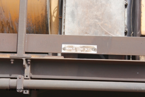 160409 IMG 7272
Parkeston, Aurizon rail grinder MMY type MMY 034, built in the USA by Loram as RG331 ~2004, imported into Australia by Queensland Rail, now Aurizon, in April 2009, detail picture. Peter Donaghy image.
Keywords: Peter-D-Image;MMY-type;MMY034;Loram-USA;RG331;rail-grinder;detail-image;