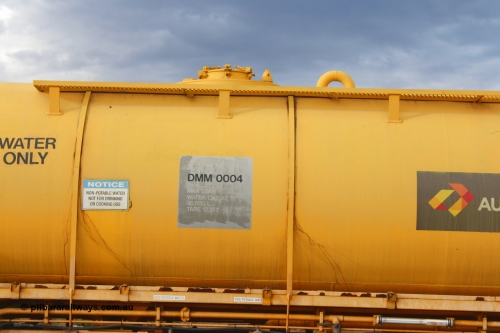 160412 IMG 7358
Parkeston, Aurizon rail grinder MMY type MMY 034, built in the USA by Loram as RG331 ~2004, imported into Australia by Queensland Rail, now Aurizon, in April 2009, detail picture. Peter Donaghy image.
Keywords: Peter-D-Image;MMY-type;MMY034;Loram-USA;RG331;rail-grinder;detail-image;