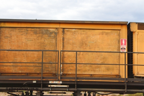 160412 IMG 7449
Parkeston, Aurizon rail grinder MMY type MMY 034, built in the USA by Loram as RG331 ~2004, imported into Australia by Queensland Rail, now Aurizon, in April 2009, detail picture. Peter Donaghy image.
Keywords: Peter-D-Image;MMY-type;MMY034;Loram-USA;RG331;rail-grinder;detail-image;