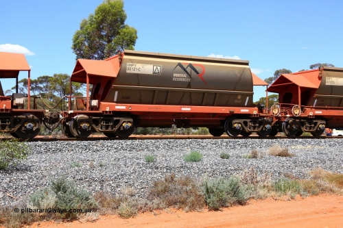 190107 0542
Binduli, on empty Mineral Resources Ltd iron ore train service from Esperance to Koolyanobbing 2034 with MRL's MHPY type iron ore waggon MHPY 00121 built by CSR Yangtze Co China serial 2014/382-121 in 2014 as a batch of 382 units, these bottom discharge hopper waggons are operated in 'married' pairs.
Keywords: MHPY-type;MHPY00121;2014/382-121;CSR-Yangtze-Rolling-Stock-Co-China;