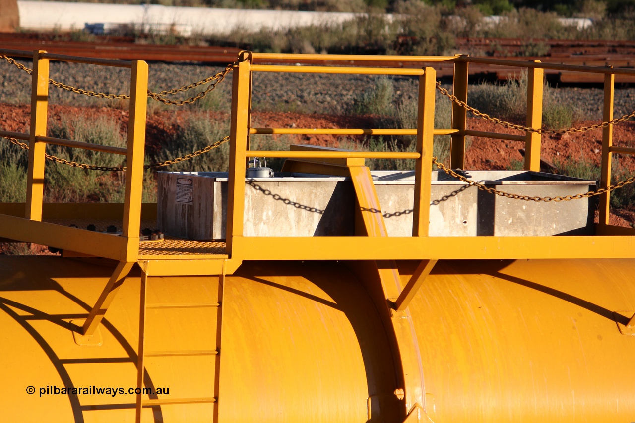 140413 IMG 1954
CSA sulphuric acid tank, original style loading platform on CSA sulphuric acid tanker, detail shot. Peter Donaghy image.
Keywords: Peter-D-Image;CSA-type;AQHY-type;