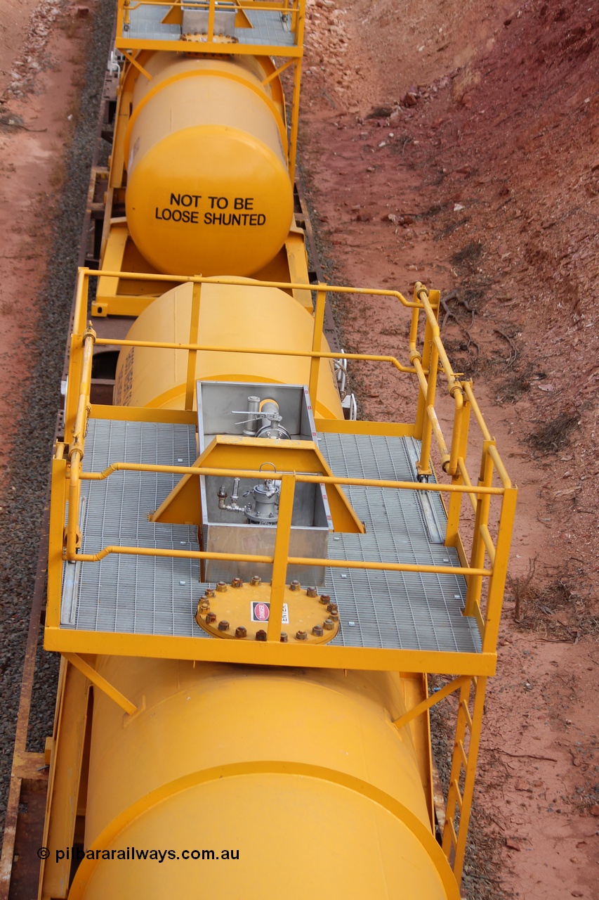 150201 IMG 3768
Binduli, top view of loading platform of CSA type sulphuric acid tank, built by Acid Plant Management Services WA. Peter Donaghy image.
Keywords: Peter-D-Image;CSA-type;AQHY-type;