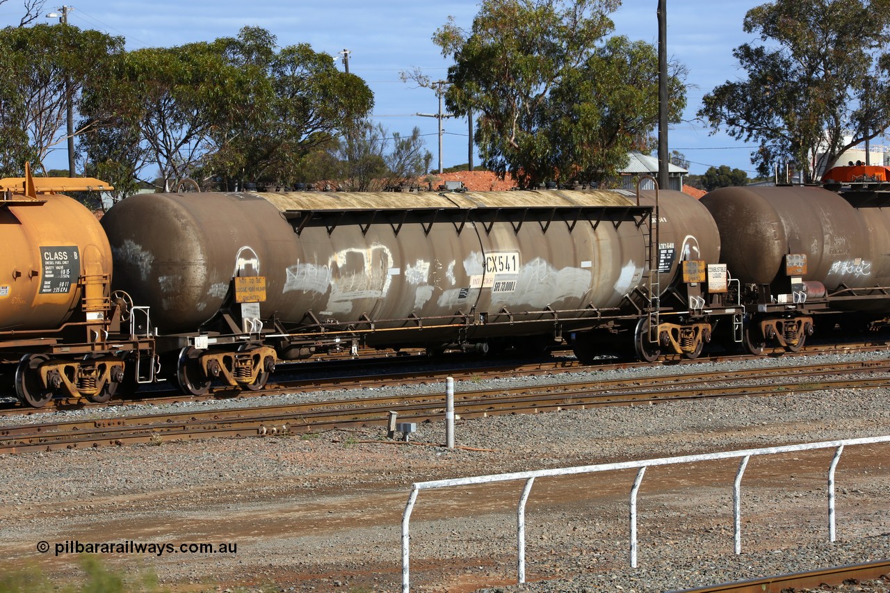 160525 4833
West Kalgoorlie, ATKY 541 fuel tanker, originally built for H C Sleigh (Golden Fleece) in 1975 by Tulloch Ltd NSW as WJK type. Capacity now of 73000 litres in service with Caltex.
Keywords: ATKY-type;ATKY541;Tulloch-Ltd-NSW;WJK-type;