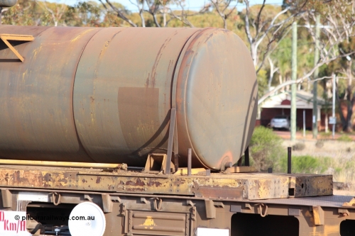 131024 IMG 0665
West Kalgoorlie, detail image of AZWY 30373 'Sputnik' loco oil and sand waggon. Peter Donaghy image.
Keywords: Peter-D-Image;AZWY-type;AZWY30373;Tomlinson-Steel-WA;WFX-type;WQCX-type;WSP-type;