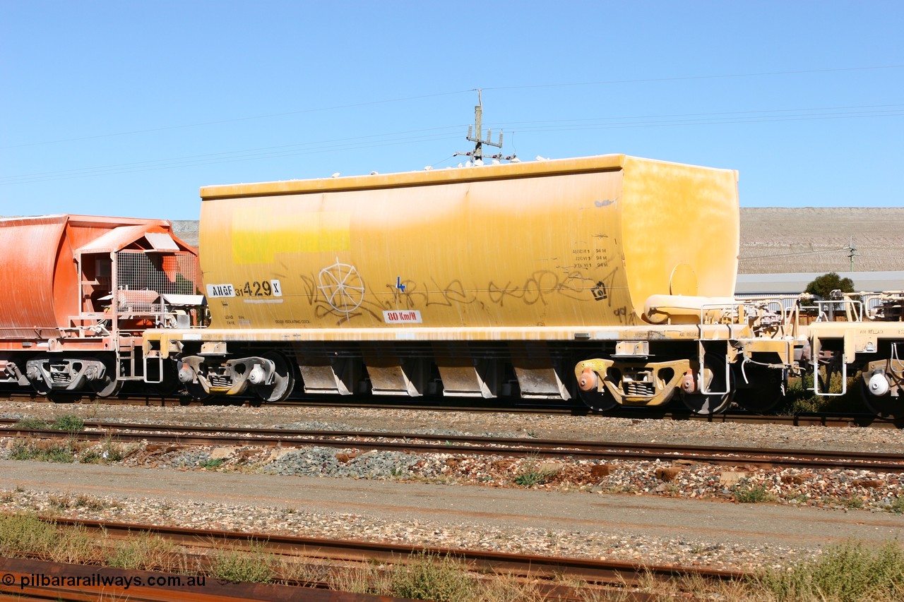 060530 4919
Parkeston, AHQF 31429 seen here in Loongana Limestone service, originally built by Goninan WA for Western Quarries as a batch of twenty coded WHA type in 1995. Purchased by Westrail in 1998.
Keywords: AHQF-type;AHQF31429;Goninan-WA;WHA-type;