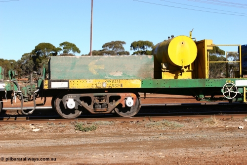 060530 4870
Parkeston, AZYF 932 is a CCE compressor waggon, originally built by Metropolitan Cammell Britain as GB class in 1952-55 for Commonwealth Railways, converted to RGB class, then current code in 1989.
Keywords: AZYF-type;AZYF932;Metropolitan-Cammell-Britain;GB-type;GF-type;RGB-type;