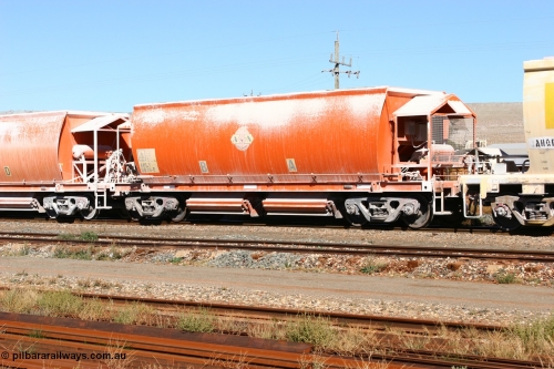 060530 4924
Parkeston, AHLY 0039 one of sixty five AHBY class ballast hoppers built by EDI Rail at their Port Augusta Workshops for ARG in 2001-02 for the Darwin line construction, now in limestone quarry products service.
Keywords: AHLY-type;AHLY0039;EDI-Rail-Port-Augusta-WS;AHBY-type;