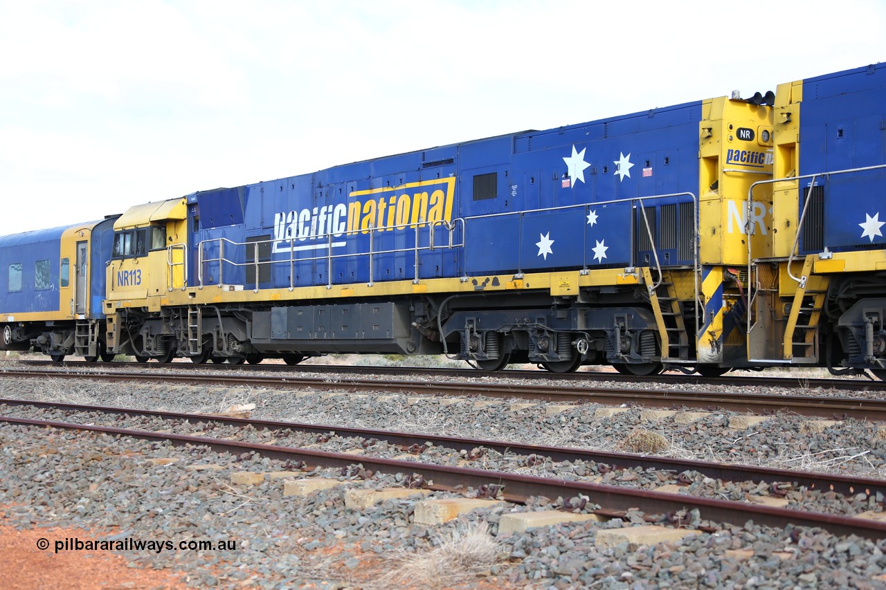 160522 2328
Parkeston, 7MP7 priority service train, Goninan built GE model Cv40-9i NR class units NR 113 serial 7250-09/97-312 originally built for National Rail Corporation and now in current owner's Pacific National livery.
Keywords: NR-class;NR113;Goninan;GE;Cv40-9i;7250-09/97-312;