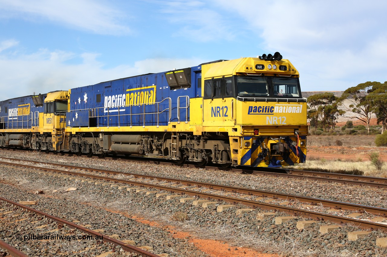 160523 2932
Parkeston, 7SP3 intermodal train, Goninan built GE model Cv40-9i NR class unit NR 12 serial 7250-02/97-214 originally built for the National Rail Corporation in 1997 and now wearing current owner Pacific National's livery.
Keywords: NR-class;NR12;Goninan;GE;Cv40-9i;7250-02/97-214;