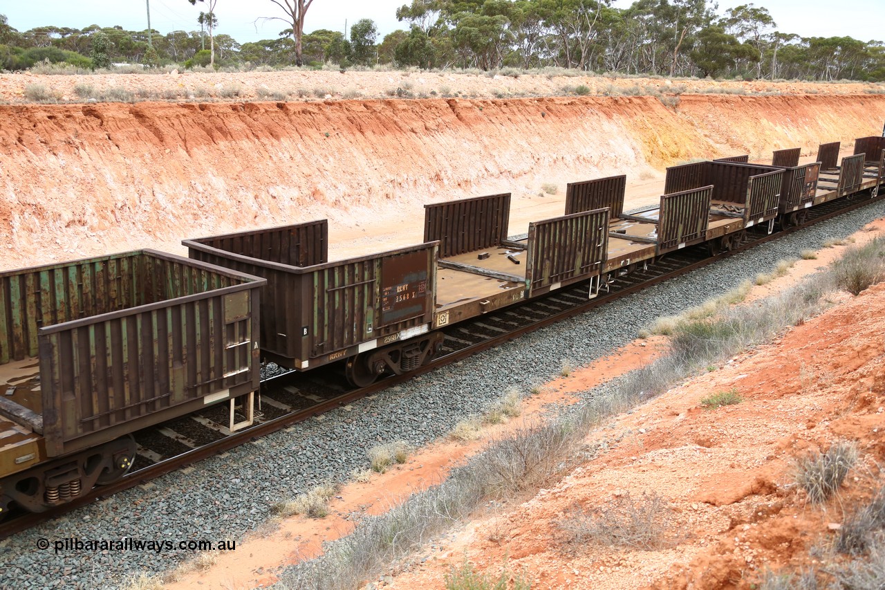 160524 4027
Binduli, Melbourne bound steel train service 3PM4, RKWY 2568, empty, built by Transfield WA in 1972 as type GOX, then AOOX, and ROOX.
Keywords: RKWY-type;RKWY2568;Transfield-WA;GOX-type;AOOX-type;ROOX-type;