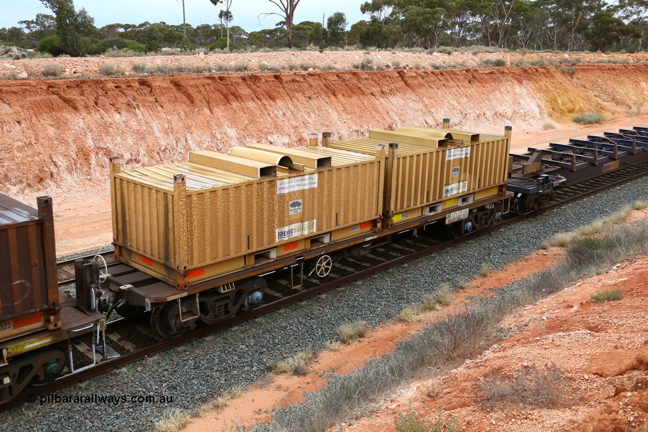 160524 4044
Binduli, Melbourne bound steel train service 3PM4, RQIY 10157 butter box containers, container waggon built by Goninan NSW in 1980-81 as type NQIY.
Keywords: RQIY-type;RQIY10157;Goninan-NSW;NQIY-type;