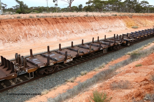 160524 4048
Binduli, Melbourne bound steel train service 3PM4, RKQF 60243, empty slab steel waggon, originally a Tulloch NSW built louvre van type JLY/X from 1969-70, NLJY/X, converted at Bathurst Workshops to NQRX in 1988, then in 1989/90 to NKQF.
Keywords: RKQF-type;RKQF60243;Tulloch-Ltd-NSW;JLY-type;