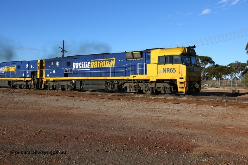 160528 8331
Parkeston, 5SP5 intermodal train, Goninan built GE model Cv40-9i NR class unit NR 65 serial 7250-11/96-267, originally built for National Rail now in current owner Pacific National livery.
Keywords: NR-class;NR65;Goninan;GE;Cv40-9i;7250-11/96-267;