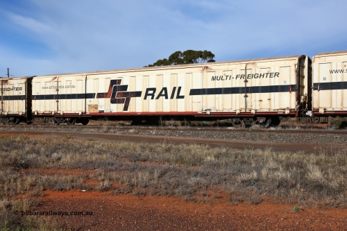 160523 2839
Parkeston, SCT train 7GP1 which operates from Parkes NSW (Goobang Junction) to Perth, PBGY type covered van PBGY 0116 Multi-Freighter with Independent Brake signage, one of eighty units built by Gemco WA.
Keywords: PBGY-type;PBGY0116;Gemco-WA;