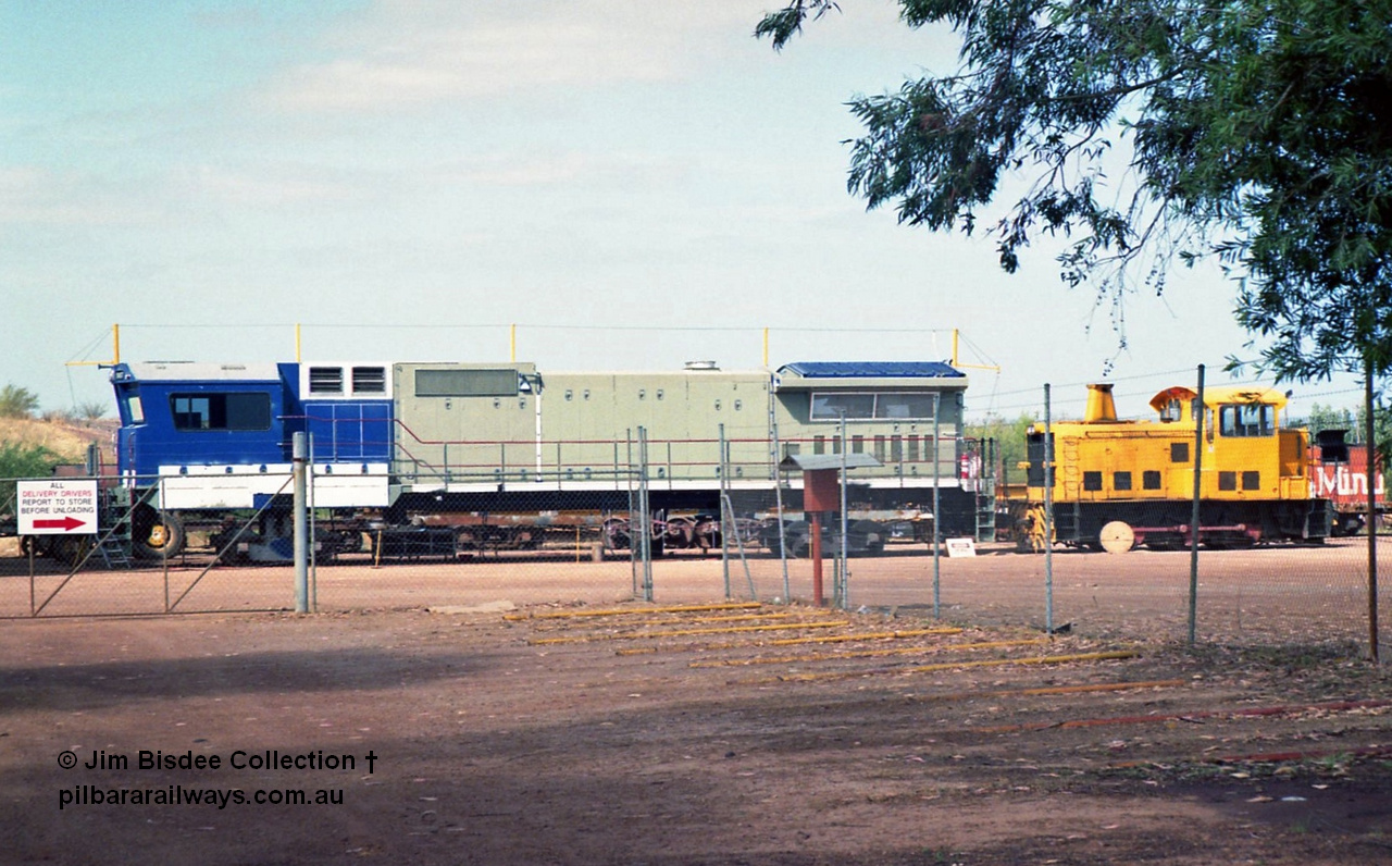 15333
Bassendean, an unidentified Goninan rebuild GE CM40-8M unit for BHP Iron Ore under construction. Date Feb 1994.
Jim Bisdee photo.
