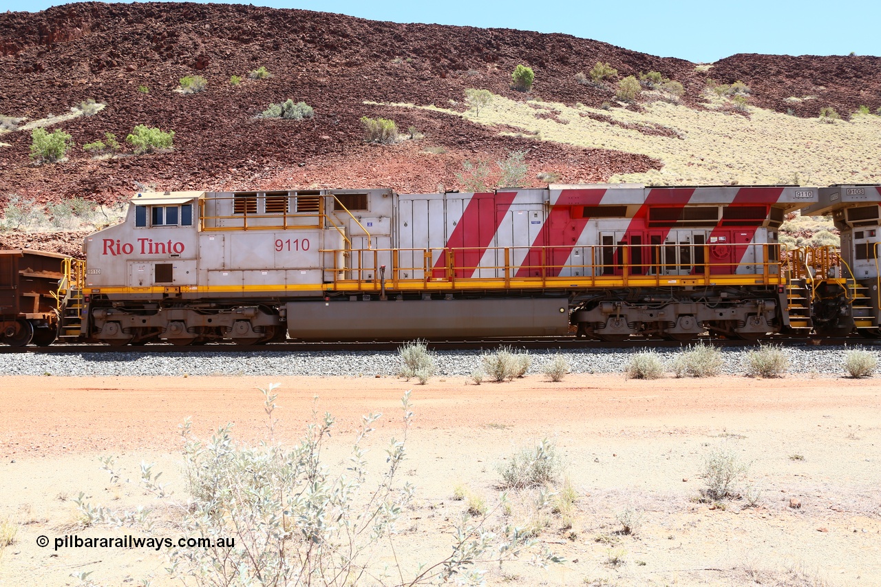 160306 1432
Green Pool, left hand side view Rio Tinto General Electric built ES44ACi unit 9110 serial 62541. 6th March 2016. [url=https://goo.gl/maps/2nXD6ES9yUU2]View location here[/url].
Keywords: 9110;GE;ES44ACi;62541;